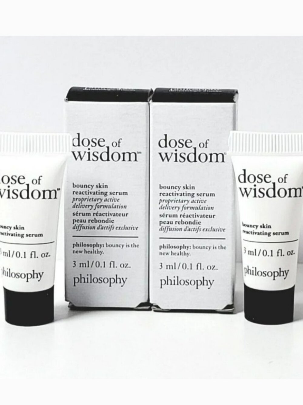 Philosophy Dose of Wisdom Bouncy Skin Reactivating Serum Travel 3 ml /.1 fl oz